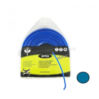 Strimmer Line Blue Square 3 mm 48m A10350